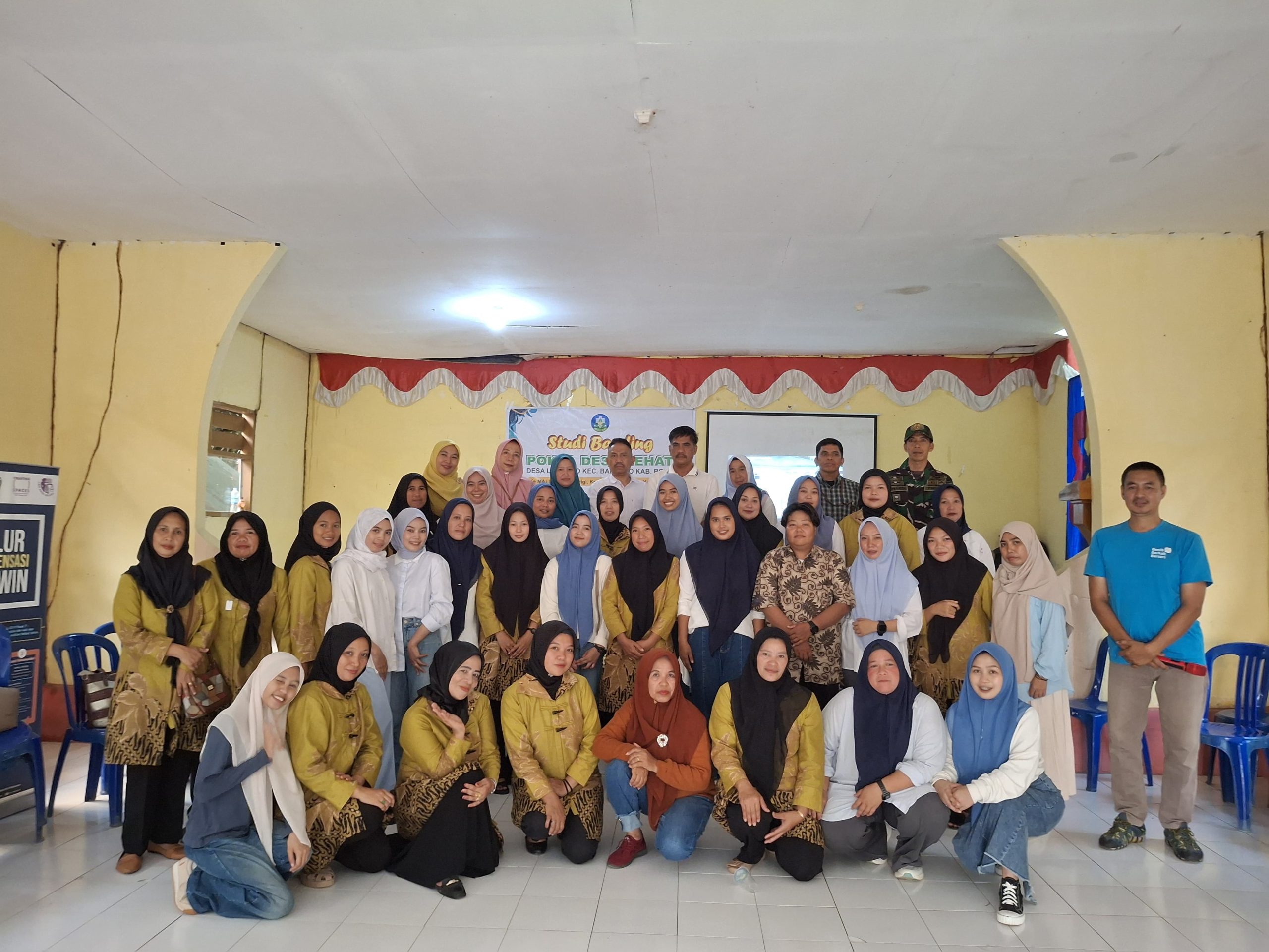 Studi banding Pokja desa sehat desa lampoko ke pokja desa sehat desa Parigi kec. tinggi mocog kab gowa